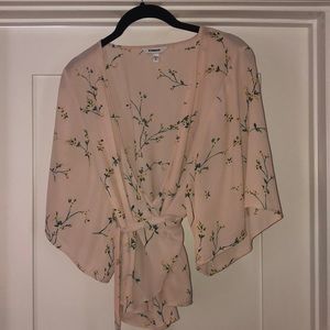 Express Size Small Light Blush Blouse